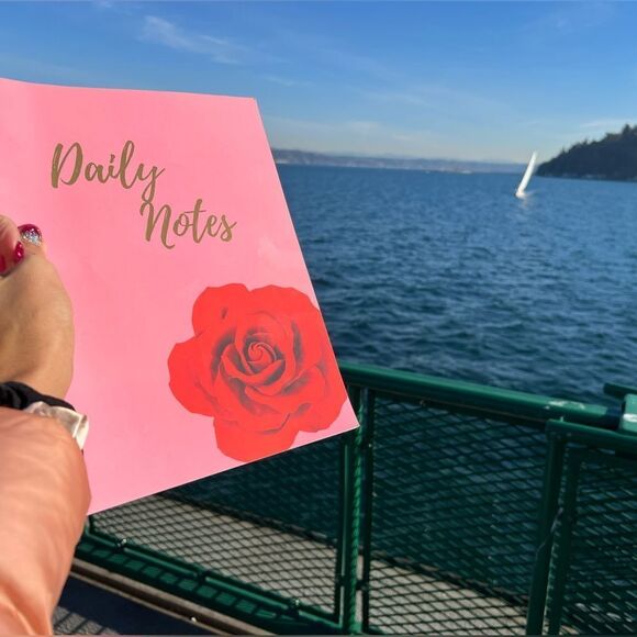 Floral journal notebook forever flowers - Picture 3 of 3